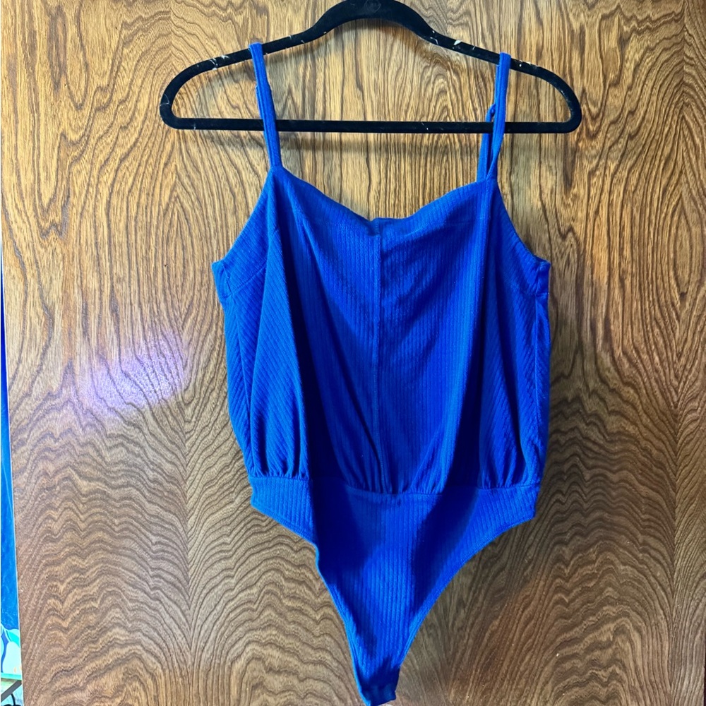 Anthropologie Blue Knit Top